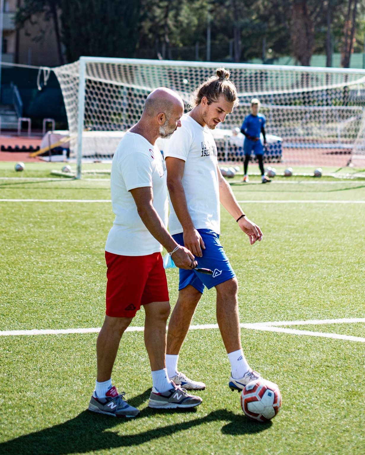 Sbaffo in allenamento