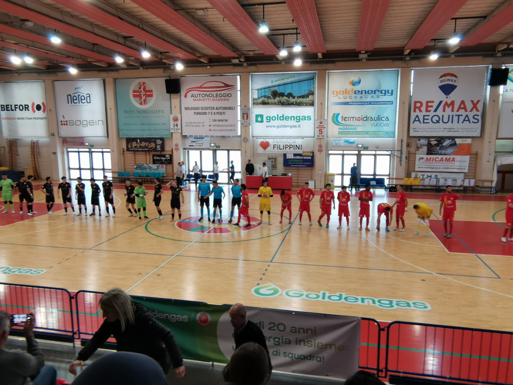 Recanati calcio a 5, il portiere Carducci commenta il blitz a Senigallia