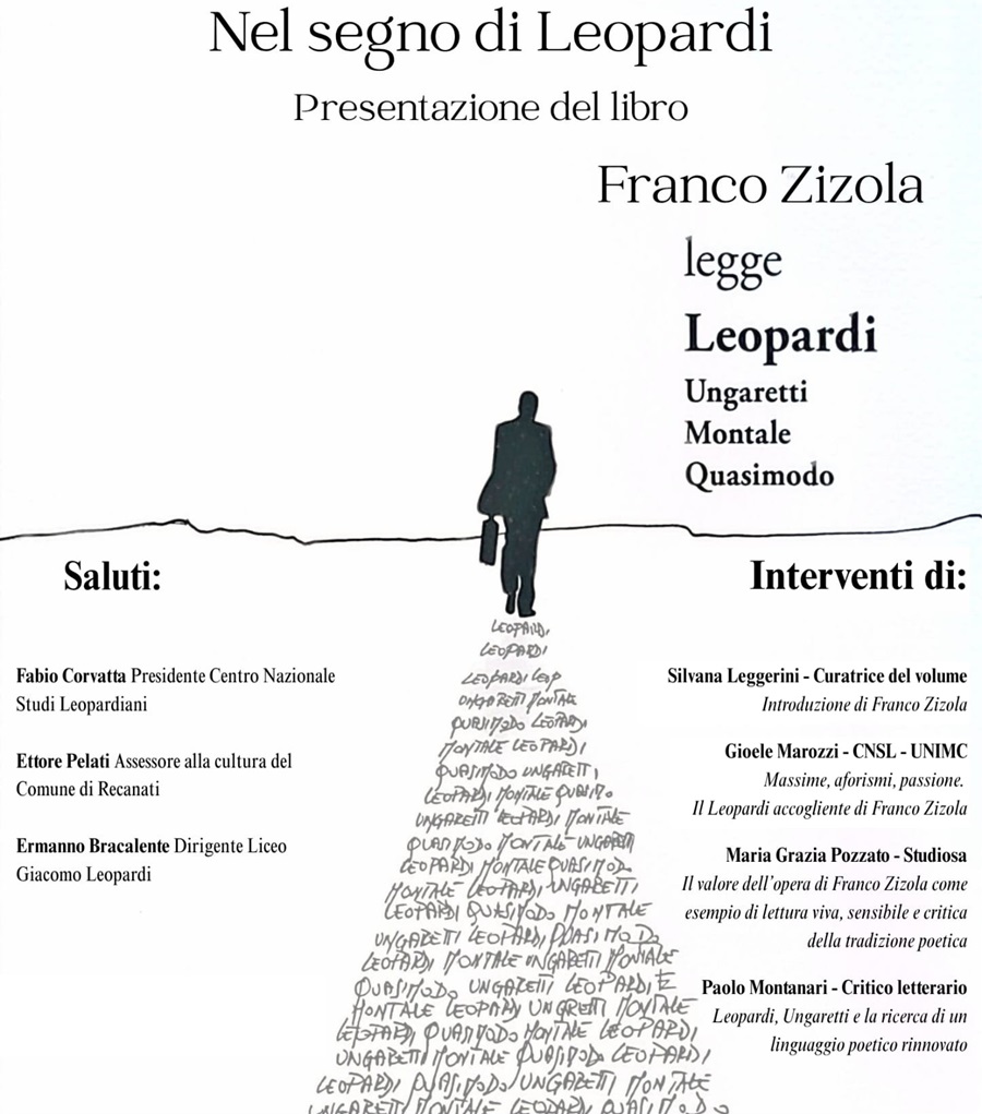 presentazione del volume “Franco Zizola legge Leopardi, Ungaretti, Montale, Quasimodo” al CNSL di Recanati